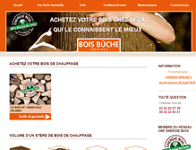Tablet Screenshot of boisbuche-normandie.com